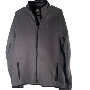 Patagonia Gray Full Zip Fleece Better Sweater Sporty Jacket Women's Large